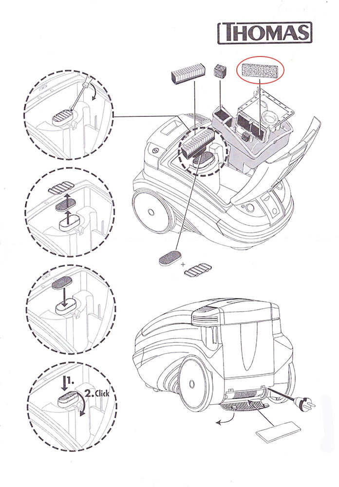 картинка Фільтр пористий TWIN (195168) від Інтернет-магазину THOMAS